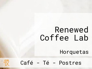 Renewed Coffee Lab