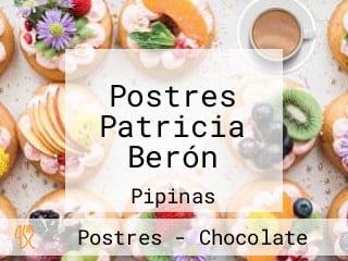 Postres Patricia Berón