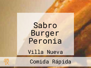 Sabro Burger Peronia