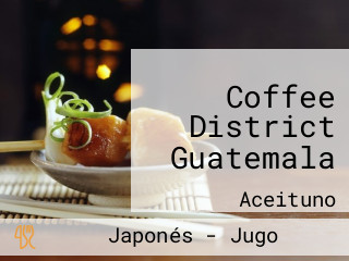 Coffee District Guatemala