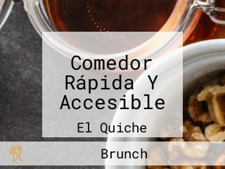 Comedor Rápida Y Accesible