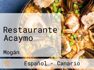 Restaurante Acaymo