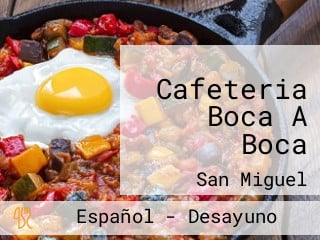 Cafeteria Boca A Boca