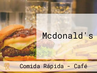 Mcdonald's