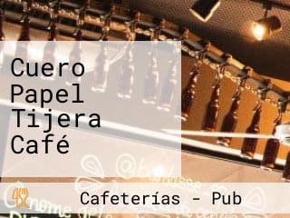 Cuero Papel Tijera Café