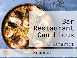 Bar Restaurant Can Licus