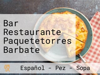 Bar Restaurante Paquetetorres Barbate