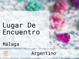 Lugar De Encuentro