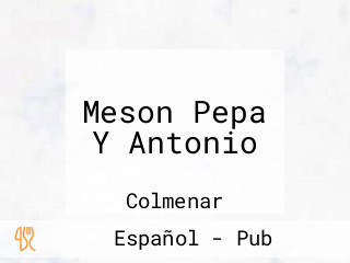 Meson Pepa Y Antonio